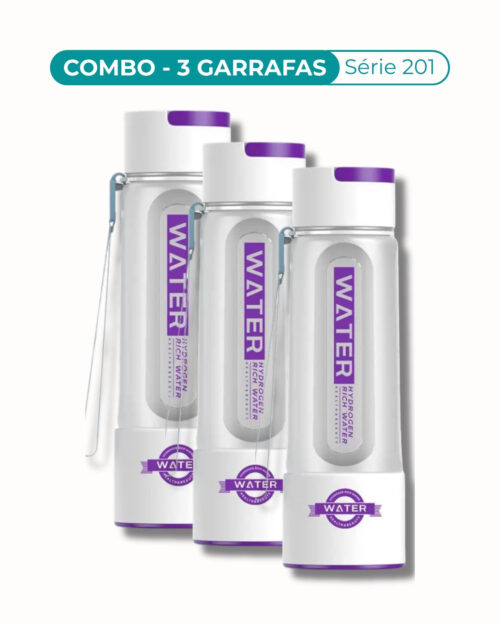 Combo com 3 Garrafas de Hidrogênio Molecular 4000ppb | Série 201 - TRITAN